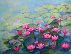 "Waterlilies" by Οδυσσέας Οικονόμου