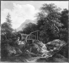 Wetzsteinmühle bei Ohlstadt by Johann Georg von Dillis