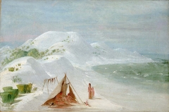 White Sand Bluffs, on Santa Rosa Island, Near Pensacola by George Catlin