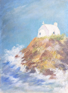 whitewashed chapel by Τέτη Γιαννάκου