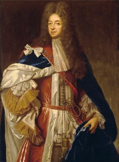 William Herbert, 3rd Baron & 1st Earl & Marquess/Duke of Powis (1626-1696), in Garter Robes by François de Troy