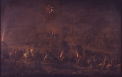 Wismars bombardement by Anthon Christoffer Rüde