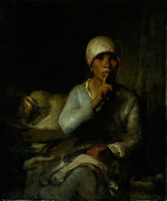 Woman and Child (Silence) by Jean-François Millet