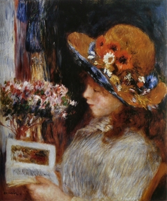 Young Girl Reading by Auguste Renoir