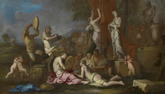 A Bacchanal by Giulio Carpioni