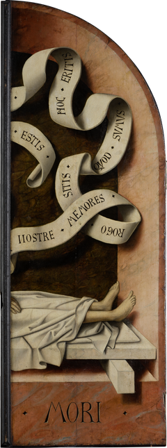 A Body in a Grave Niche by Master of Frankfurt