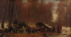 A Different Sugaring Off by Eastman Johnson