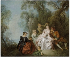 A Fête Galante by Jean-Baptiste Pater