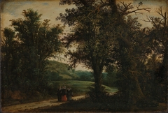 A Forest Landscape by Cornelis Vroom