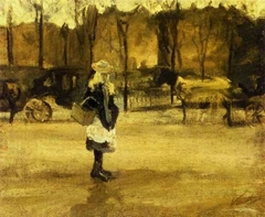 A Girl in the Street by Vincent van Gogh