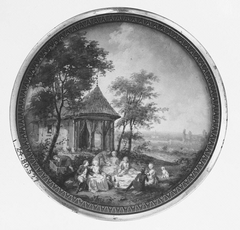 A Picnic by Edmé Charles de Lioux de Savignac