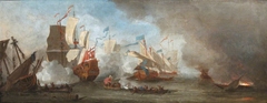 A Sea Battle by Willem van de Velde the Younger