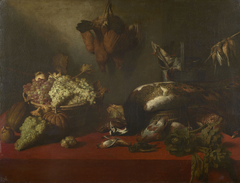 A Still-life of Fruit and Birds by Anonymous