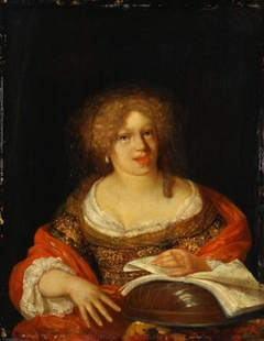 A Woman Singing by Adriaen van der Werff