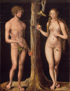 Adam and Eve by Lucas Cranach the Elder