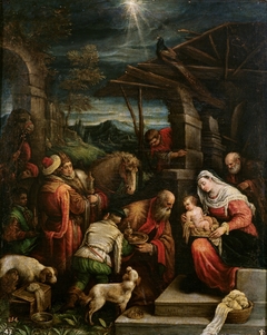 Adoration of the Magi by Francesco Bassano the Younger