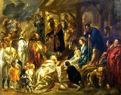 Adoration of the Magi by Jacob Jordaens