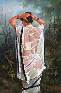 After Bath by S.G. Thakar Singh