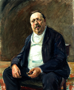 Alfred von Berger by Max Liebermann