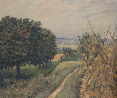 Among the Vines in Louveciennes by Alfred Sisley