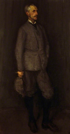 An Arrangement in Grey and Green. Portrait of John James Cowan (1846 - 1936) by James Abbott McNeill Whistler