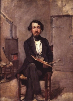 An Artist in his Studio by Alfred Stevens