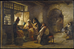 An Interesting Game by Frederick Arthur Bridgman