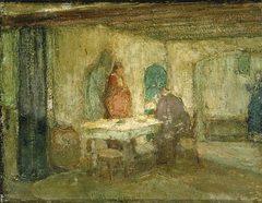 And He Disappeared out of Their Sight by Henry Ossawa Tanner