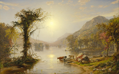 Autumn on Greenwood Lake by Jasper Francis Cropsey