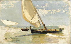 Beach Study by Joaquín Sorolla