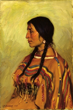 Blackfoot Indian Girl by Joseph Henry Sharp