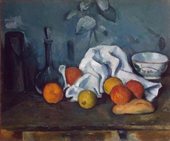 Boîte à lait, carafe et bol by Paul Cézanne