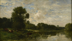 Bords de l'Oise by Charles-François Daubigny