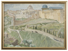 By Jerusalem. Study by Anna Boberg