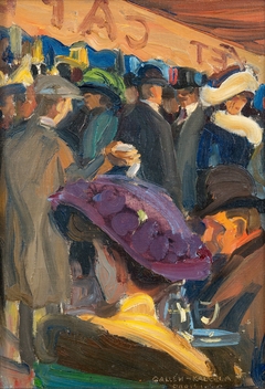 Café in Paris by Akseli Gallen-Kallela