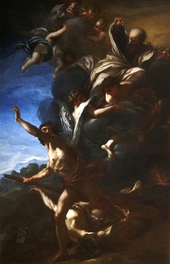 Cain fleeing from the Sight of God after the Death of Abel by Benedetto Luti