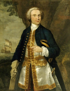 Captain Jacob Elton RN (1712-1745) by John Wollaston the Younger