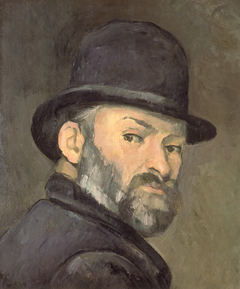 Cezanne au chapeau melon by Paul Cézanne