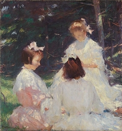 Children in Woods by Frank Weston Benson