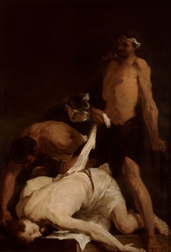 Christ after the Flagellation by Louis Cretey