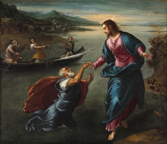 Christ and Saint Peter at the Sea of Galilee by Scarsellino