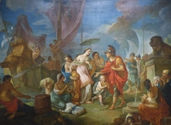 Cleopatra's arrival at Tarsus by Charles-Joseph Natoire