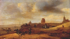 Coast at Scheveningen by Salomon Rombouts