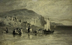 Coast scene near Hastings by David Cox