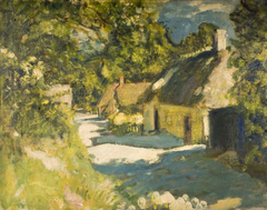 Cottages At Aldbourne by Ambrose McEvoy