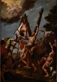 Crucifixion of Saint Andrew by Francesco Trevisani