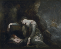 Danaë and Perseus on Seriphos(?) by Johann Heinrich Füssli