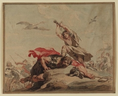 David Slaying Goliath by Jacob de Wit