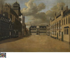 De Burg in Brugge by Pieter Ledoulx