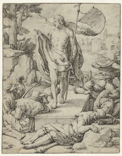 De opstanding by Lucas van Leyden